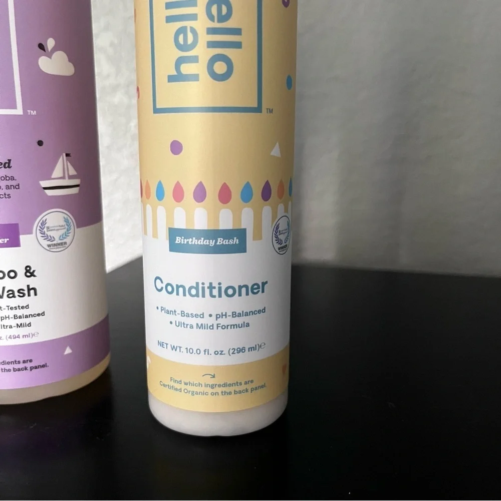 Hello Bello Body Wash/Shampoo Lavender Scent - Conditioner Birthday Cake